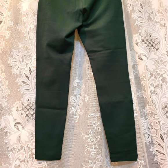 Peace & Pearls Womens Size M Dark Green Body Shaping Ankle Length Leggings - Picture 7 of 7
